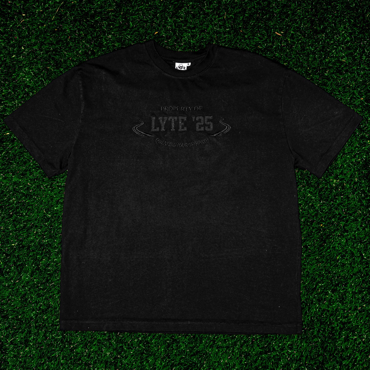 LYTE Statement Tee - Jet Black