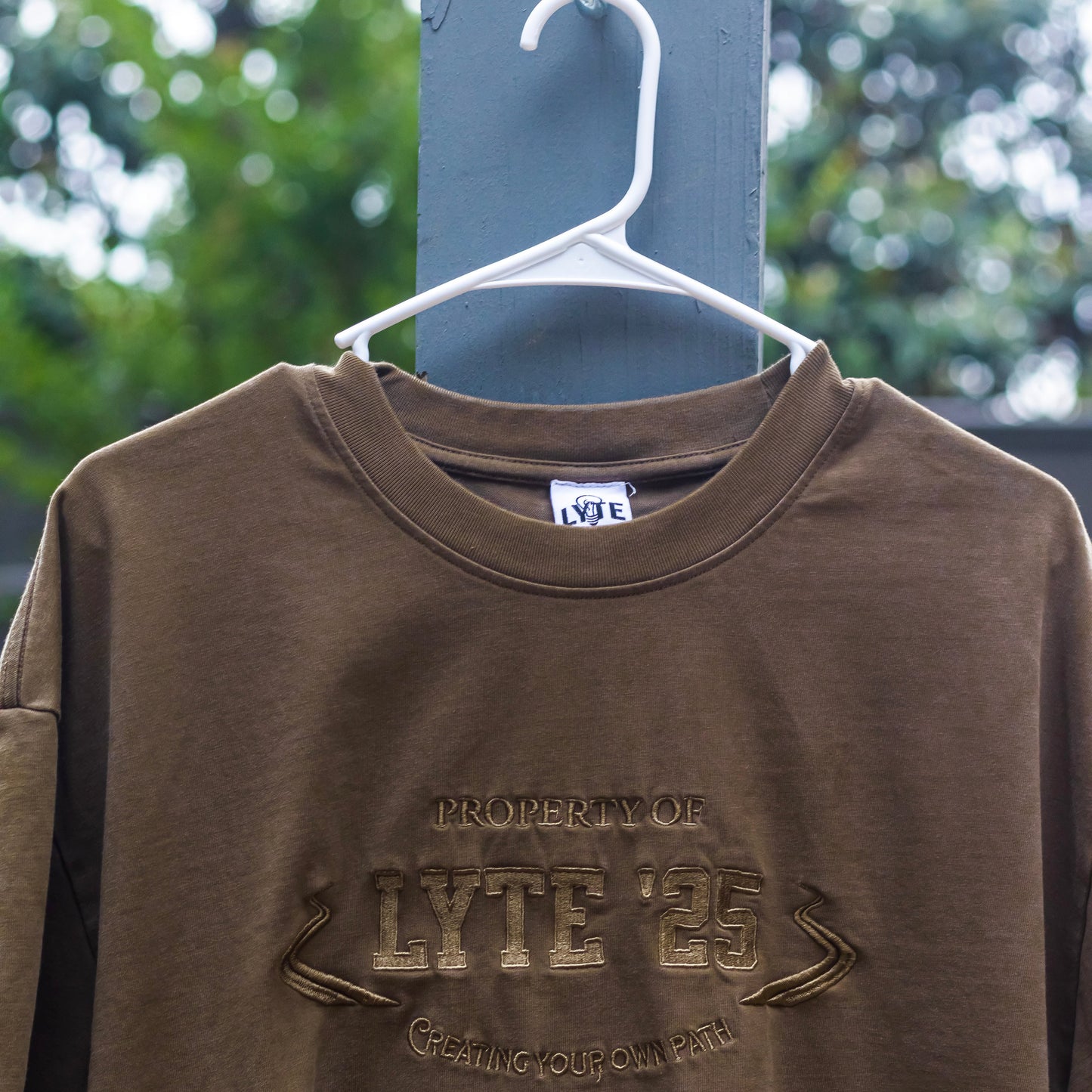 LYTE Statement Tee - Stone Brown