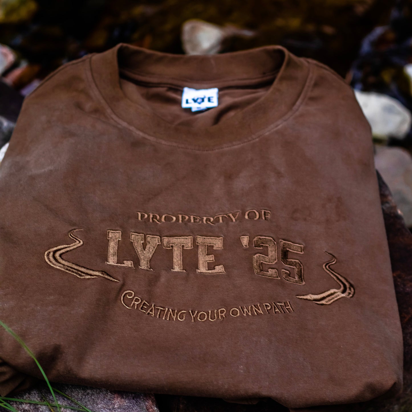 LYTE Statement Tee - Stone Brown