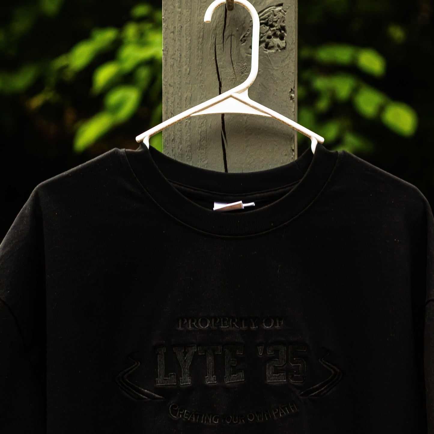 LYTE Statement Tee - Jet Black