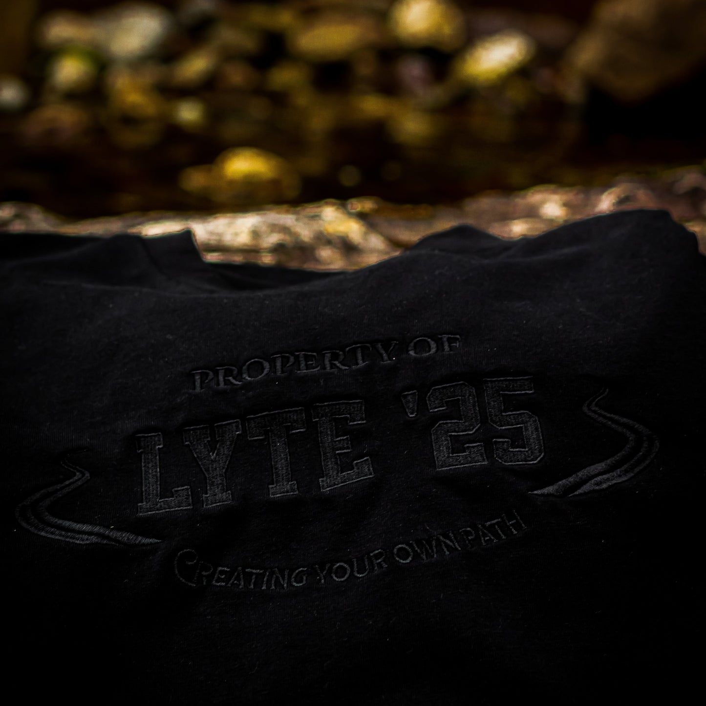 LYTE Statement Tee - Jet Black