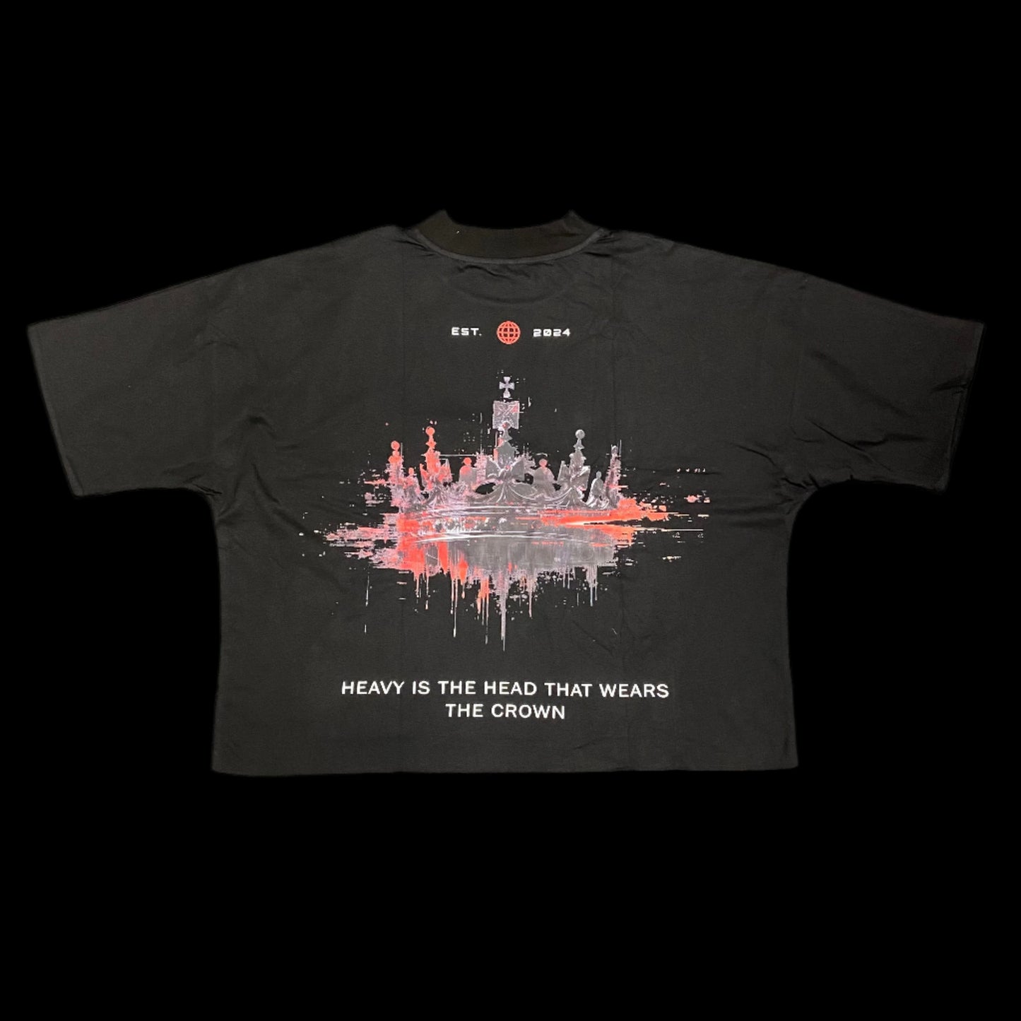 LYTE Path Cropped Tee - Black