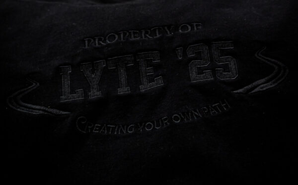 LYTE Statement Tee - Jet Black
